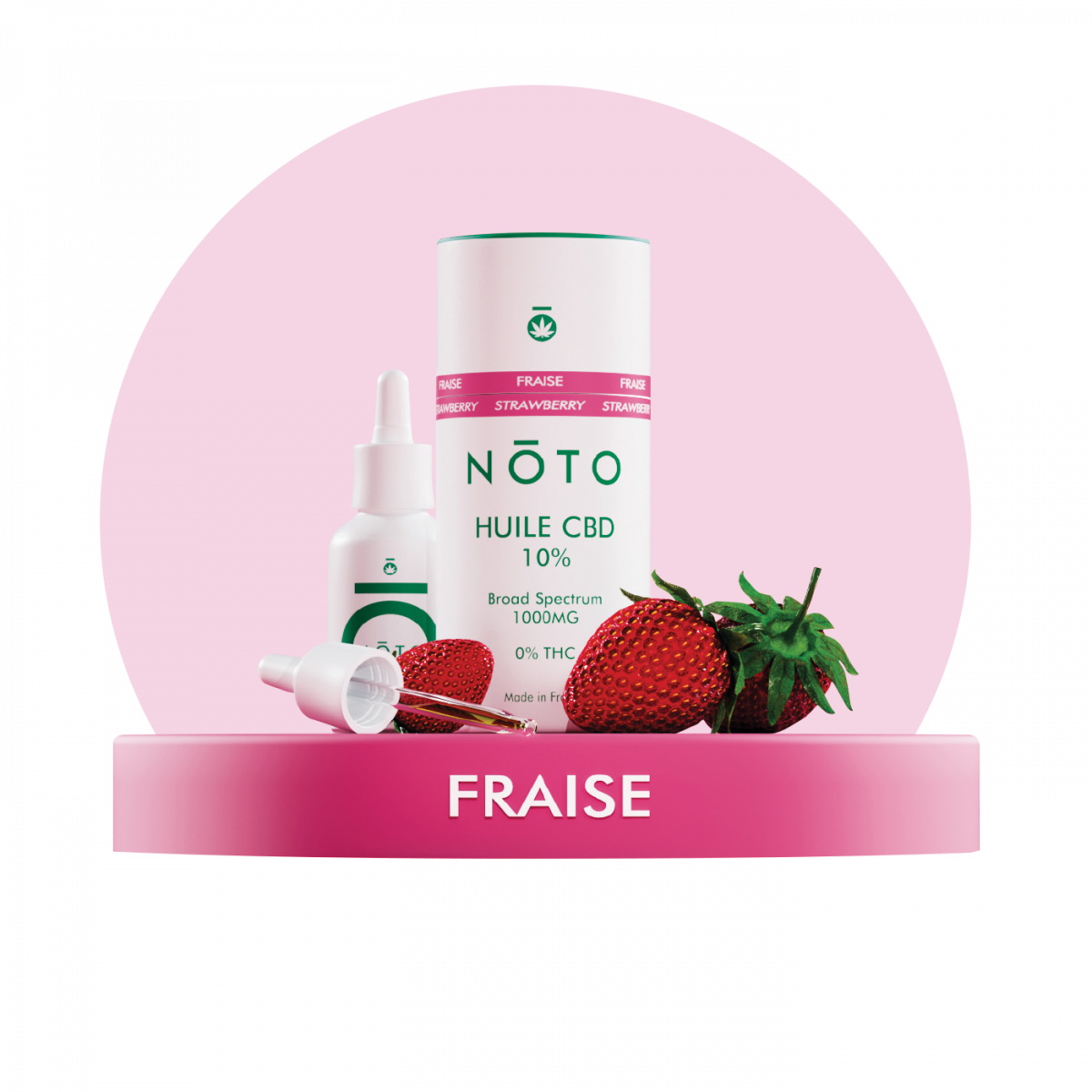 HUILE CBD Fraise 10% 10ml