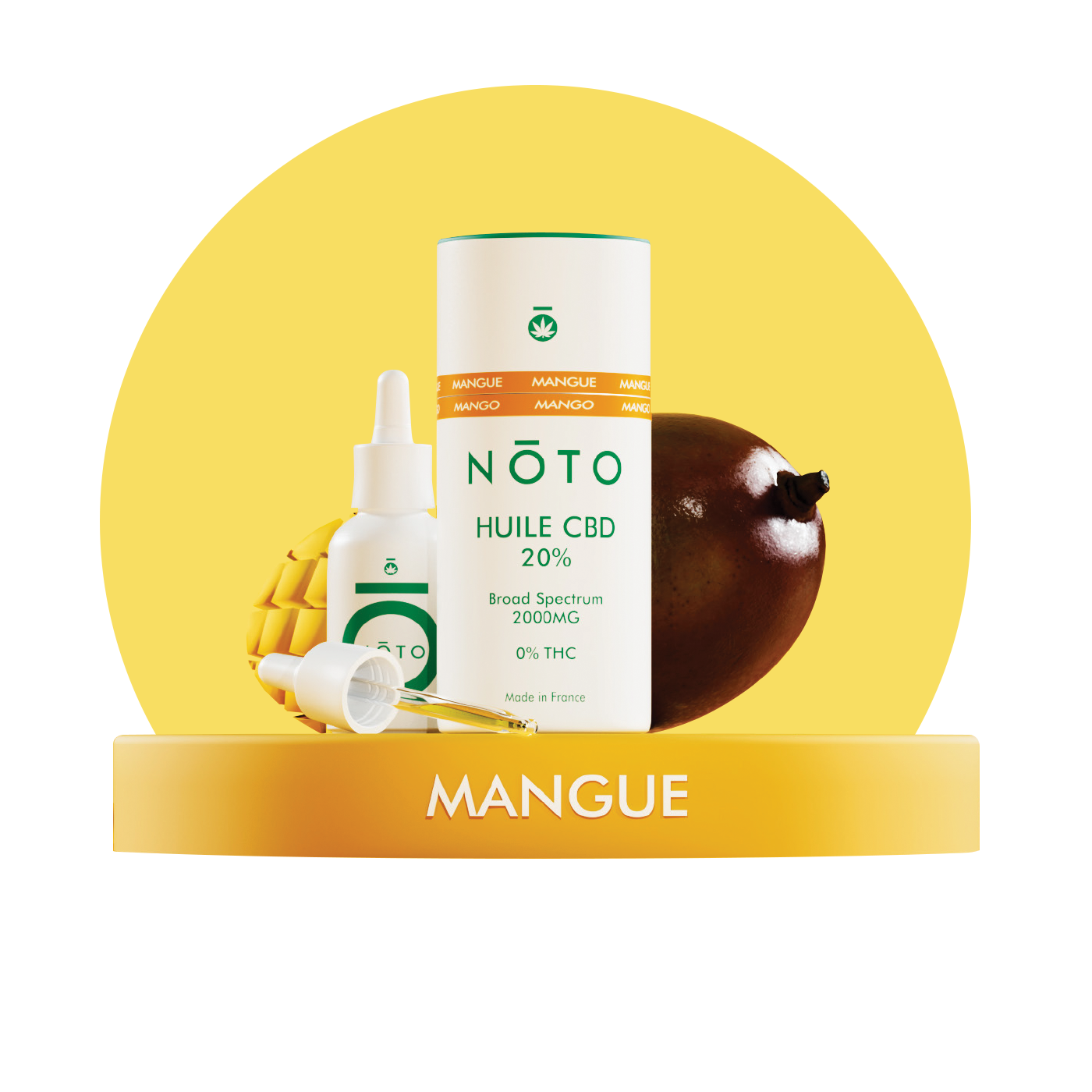 HUILE CBD Mangue 20% 10ml