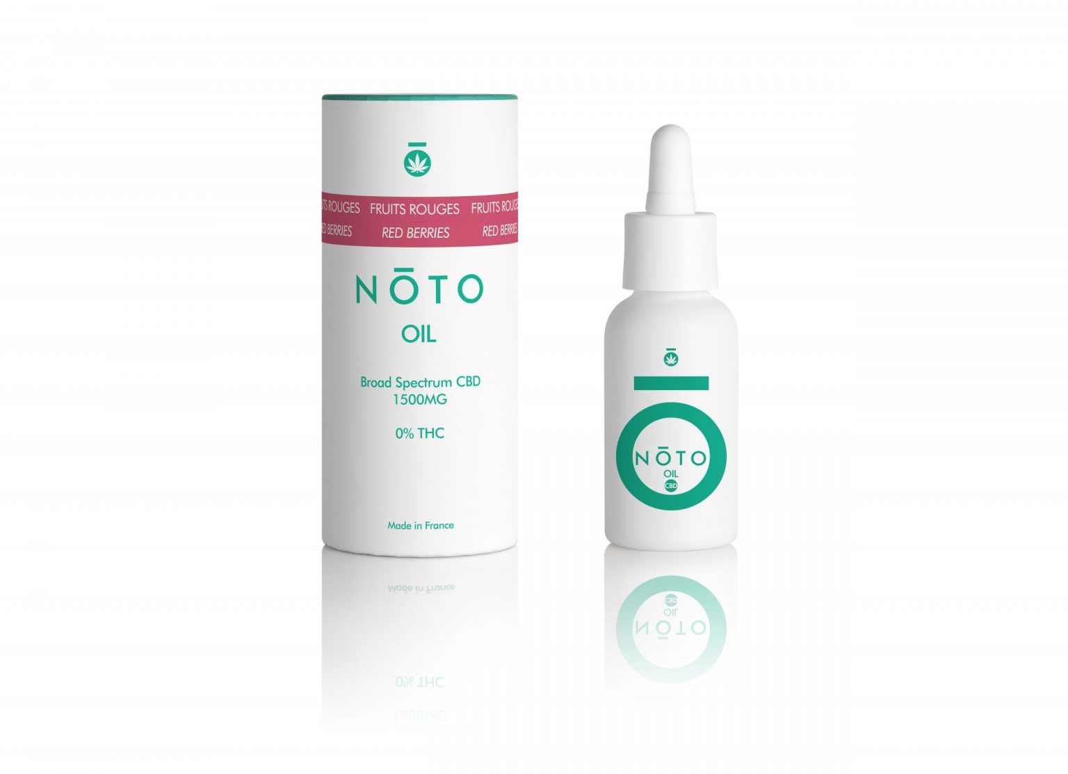 HUILE CBD 1500MG 30ml Saveur Fruits Rouges