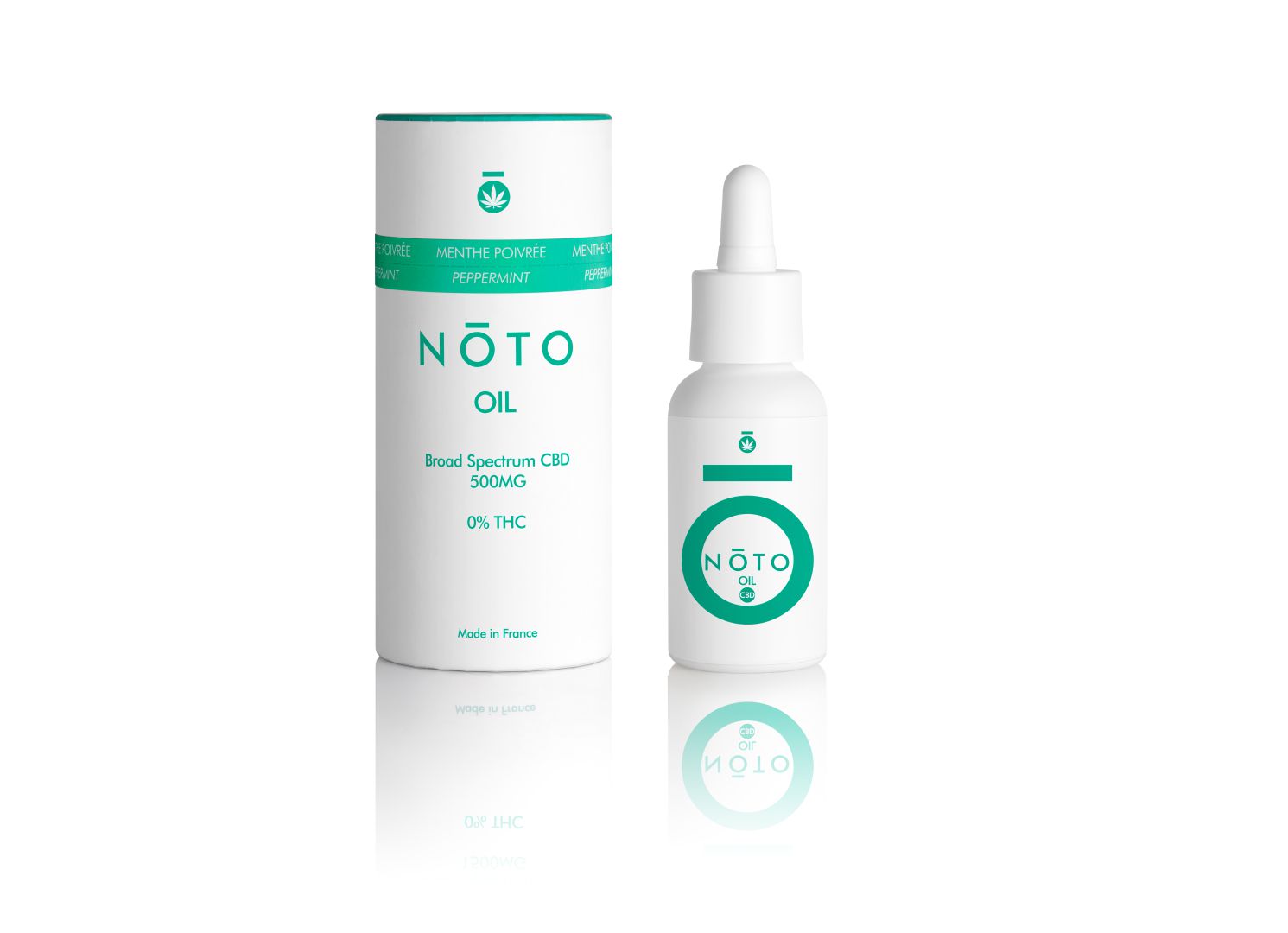 HUILE CBD 1500MG 30ml Saveur Menthe Poivrée