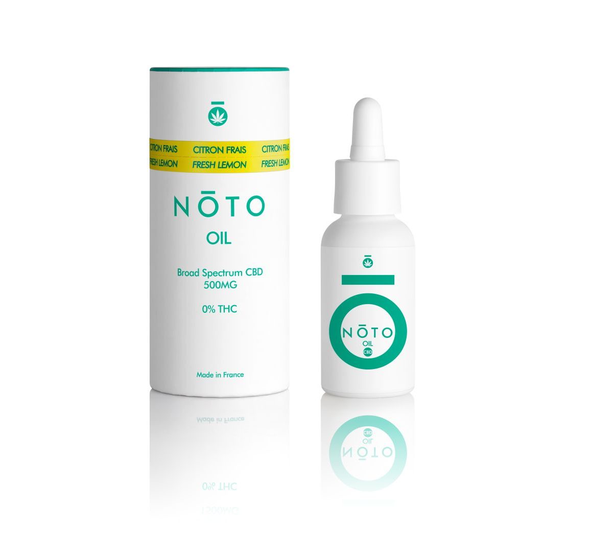 HUILE CBD 500MG 10ml Saveur Citron Frais